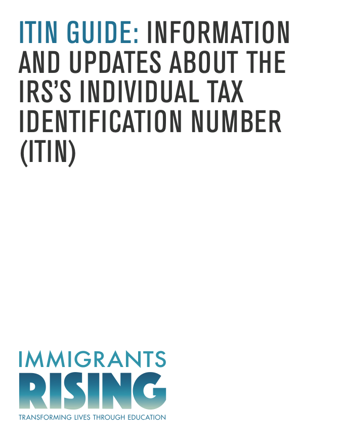 Immigrants Rising ITIN Guide